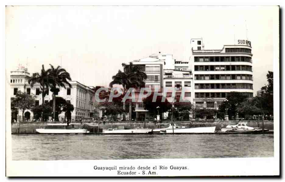 CPA Guayaquil mirado desde el Rio Guayas Ecuador Equateur 