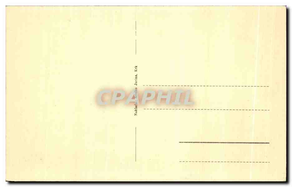 CPA Krk Croatie Croatia  — Rückseite