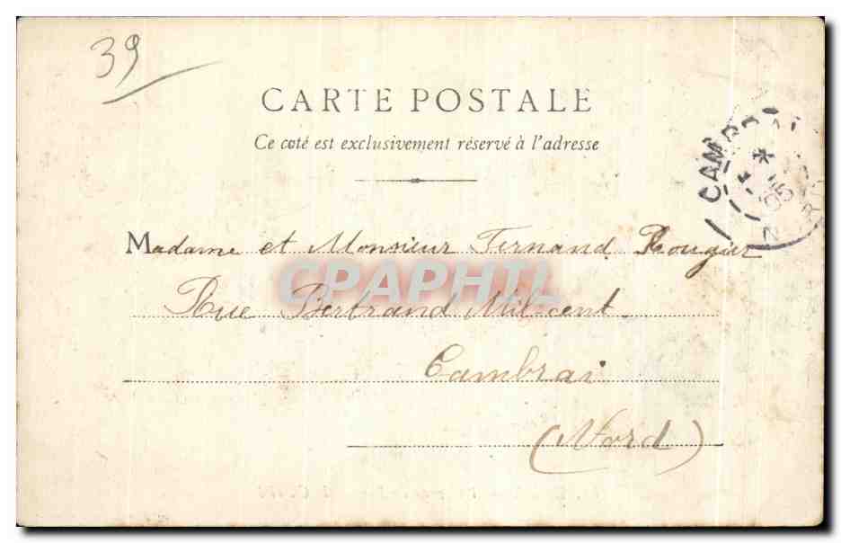 CPA Dole Vue prise du Pont de la Charite — Rückseite