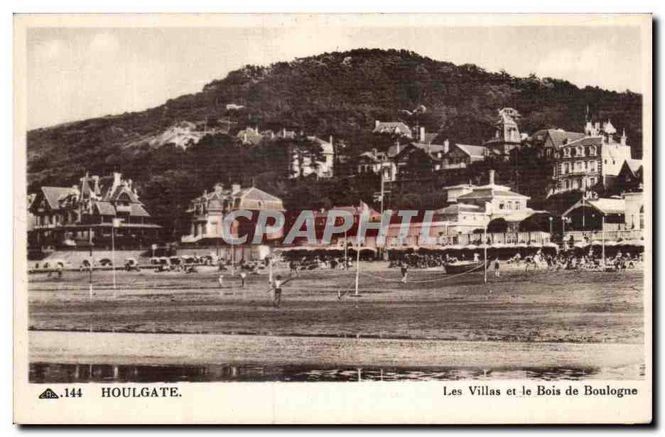 CPA Houlgate Les Villas et le Bois de Boulogne