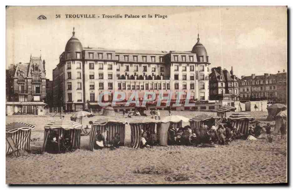 Trouville - Trouville Palace et la Plage — éditeur Alsatique des Arts Photographiques, Strasbourg