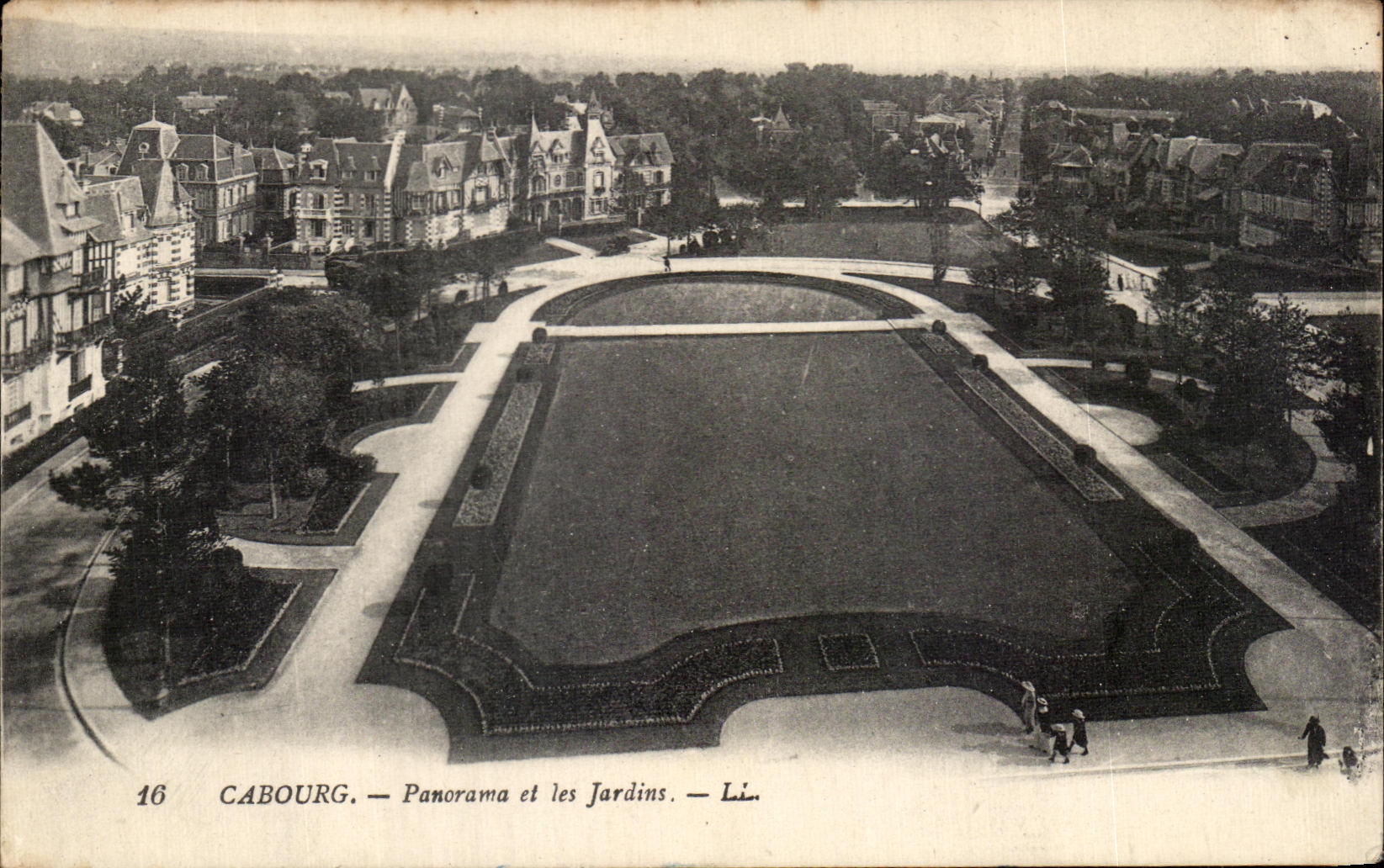 Cabourg — Panorama et les Jardins — L.I.