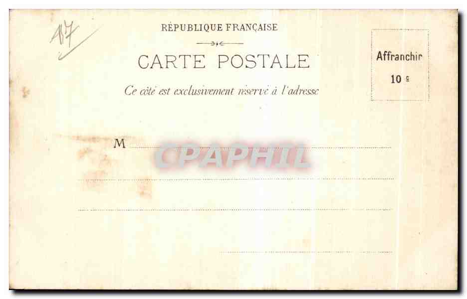 CPA Rochefort Le Bassin Et Les Casernes Bateaux — Back
