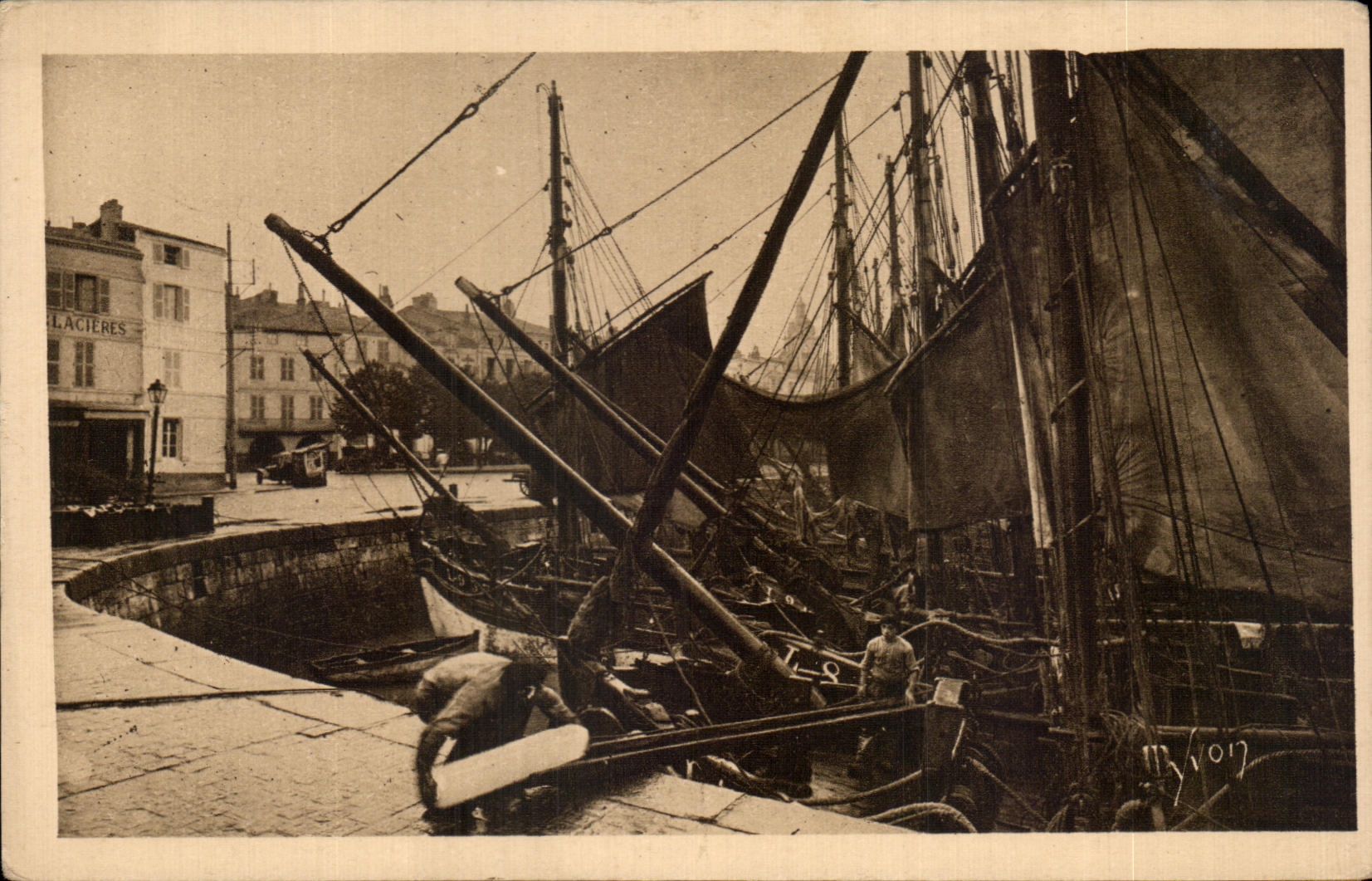 La Rochelle — Préparatifs de départ - Embarquement de la glace — Édition d'Art YVON
