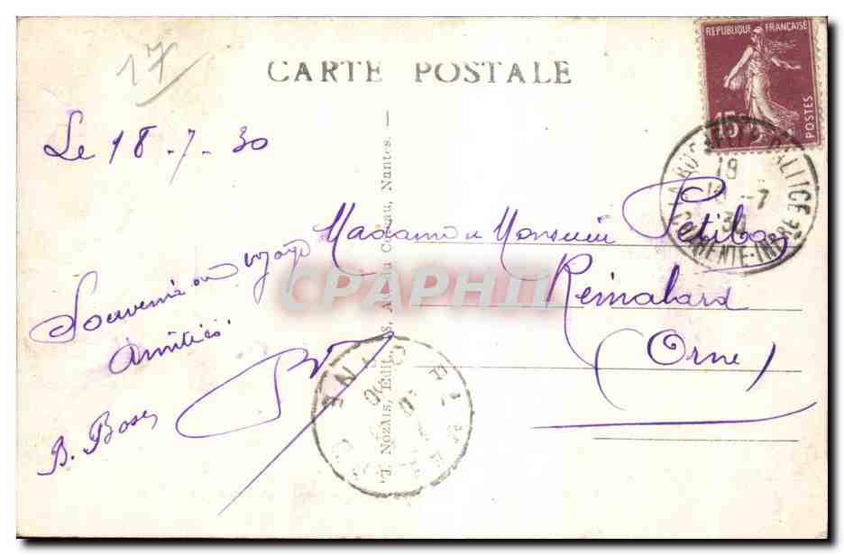La Rochelle (Ch.-Inf.) — Vue Générale du Port — Éditeur Ch. Inf. — Rückseite