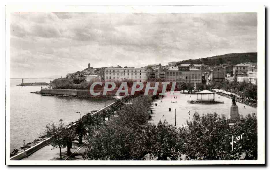 Bastia (Corse) — Place Saint-Nicolas et la citadelle — Les Éditions d'Art, Paris