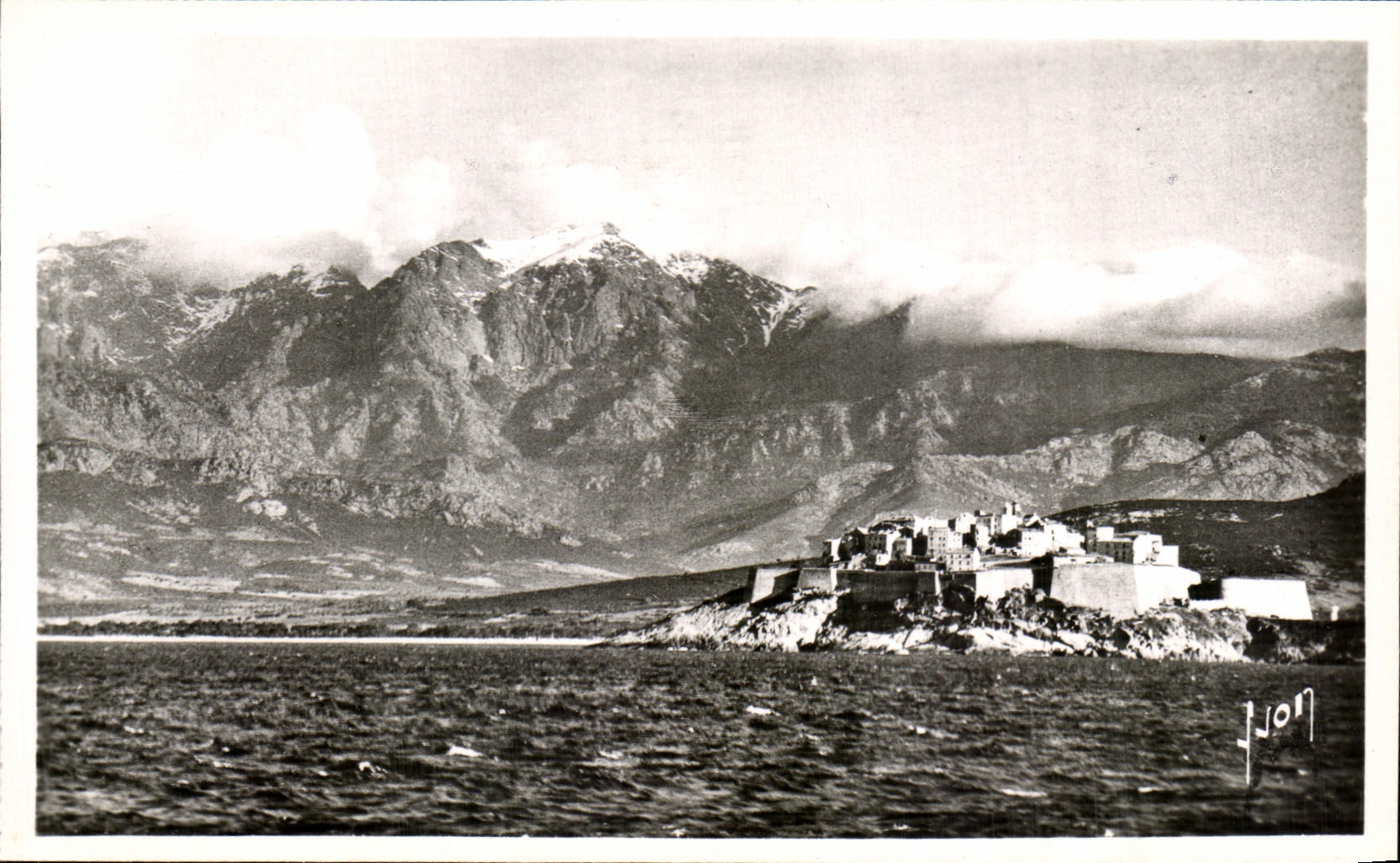 Calvi (Corse) — La citadelle et chaîne du Monte Grosso — Les Éditions d'Art, Paris