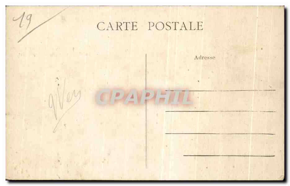 CPA Brive (Correse) La Guierie Allee du Tapis Vert — Rückseite
