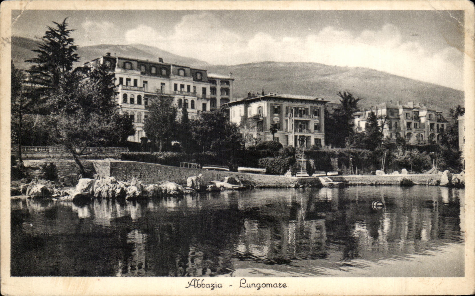 CPA Abbazia Lungomare Croatie Croatia 
