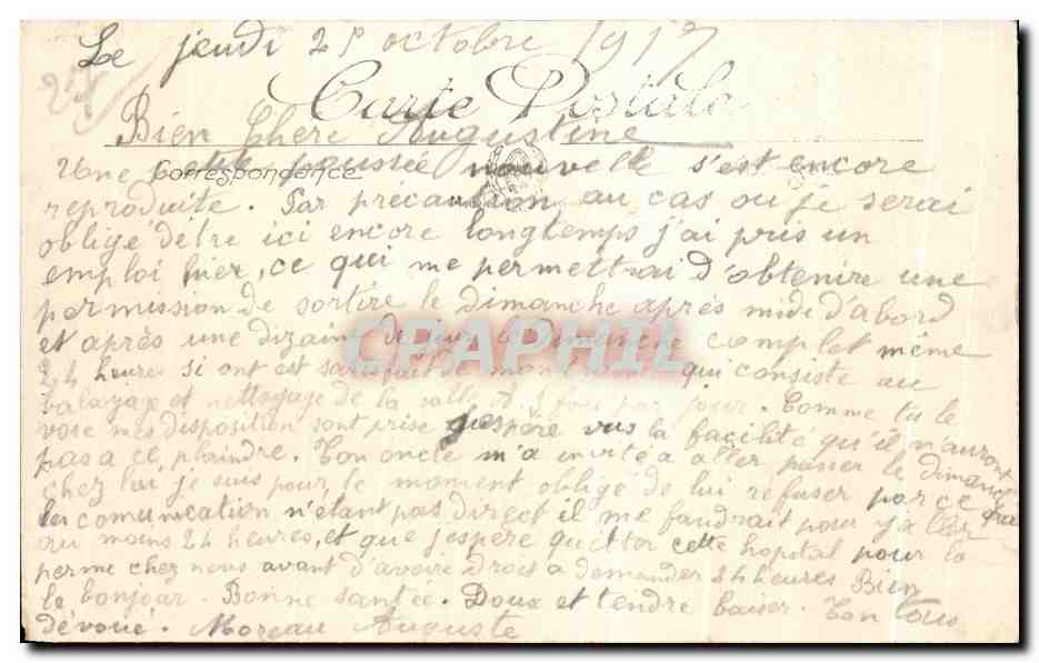 CPA Vernon Le Chateau de Bizy et un Coin du Parc — Rückseite