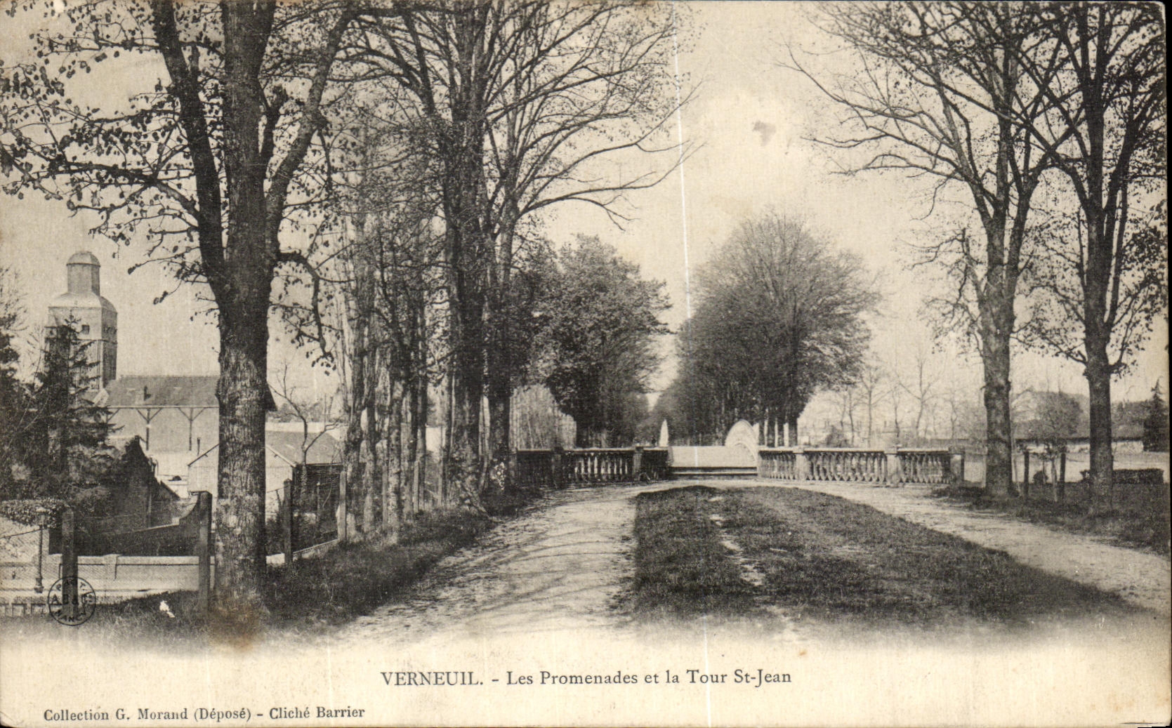 Verneuil - Les Promenades et la Tour St-Jean — Cliché Barrier