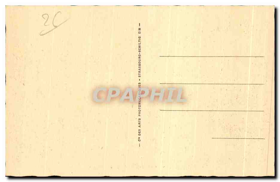 CPA Valence Avenue Gambetta et Crussol — Rückseite