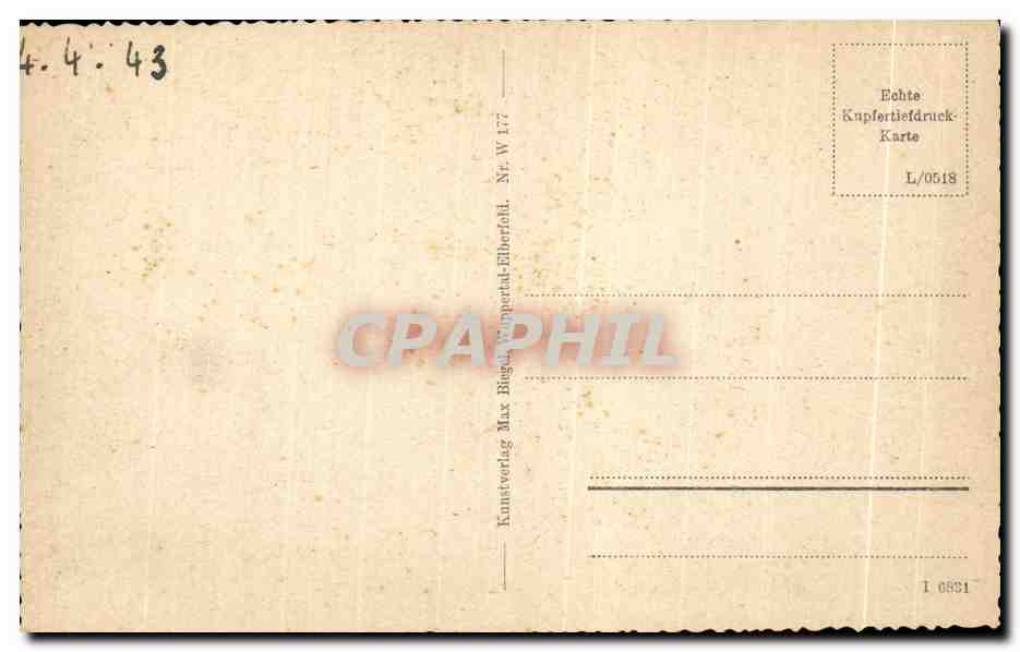 CPA Schwebebahn Wuppertal Vohwinkel Elberfeld Barmen — Verso
