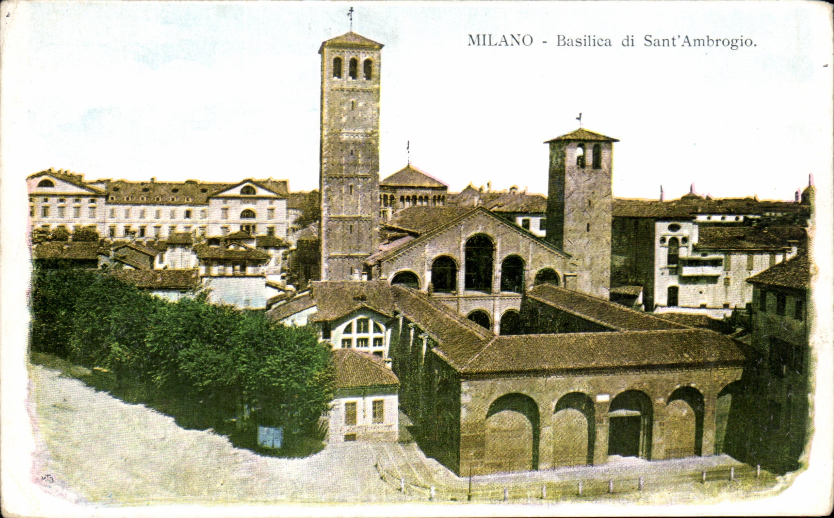 CPA Milano Basilica di Sant Ambrogio