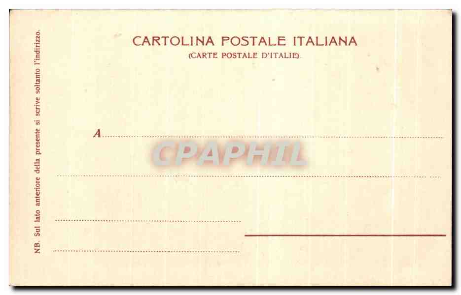 CPA Pompei Case dei Vetti — Rückseite