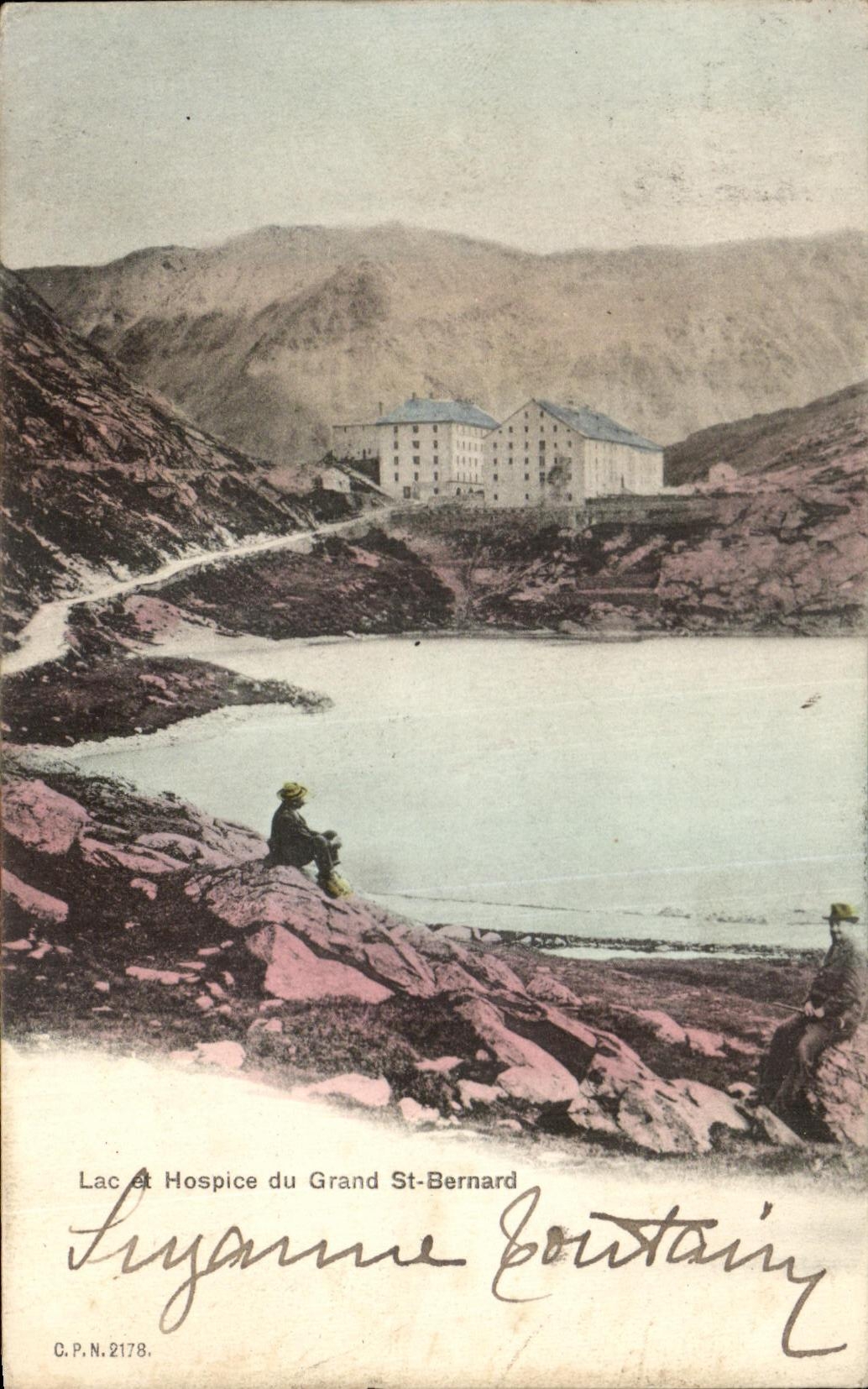 CPA Lac a Hospoce du Grand St Bernard