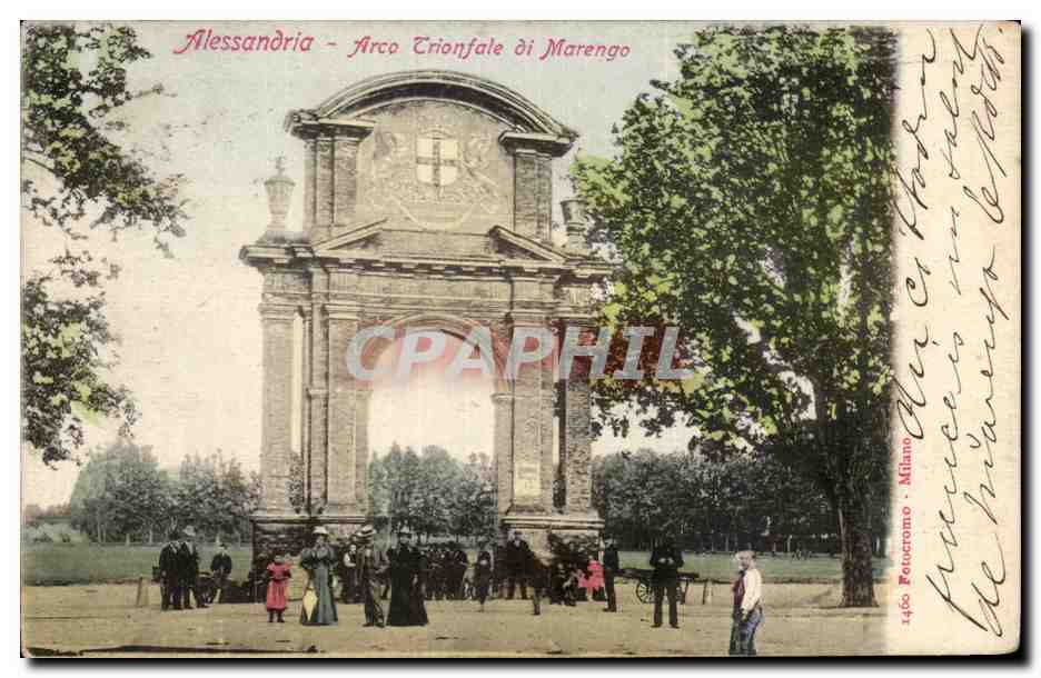 CPA Alessandria Arco Crionfale di Marengo