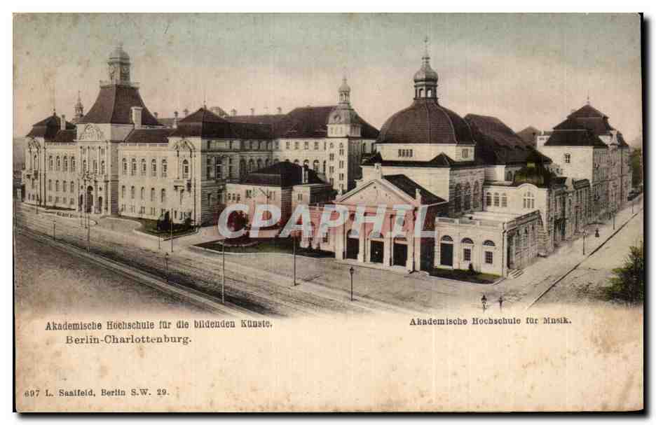 CPA Akademische Hochschute die bildenden kunste Berlin Charlottenburg