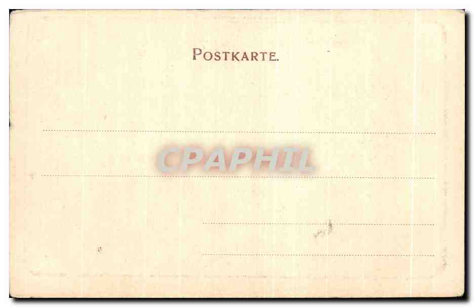 CPA Festungsgraben in der Pleisseuburg Leipzig — Rückseite