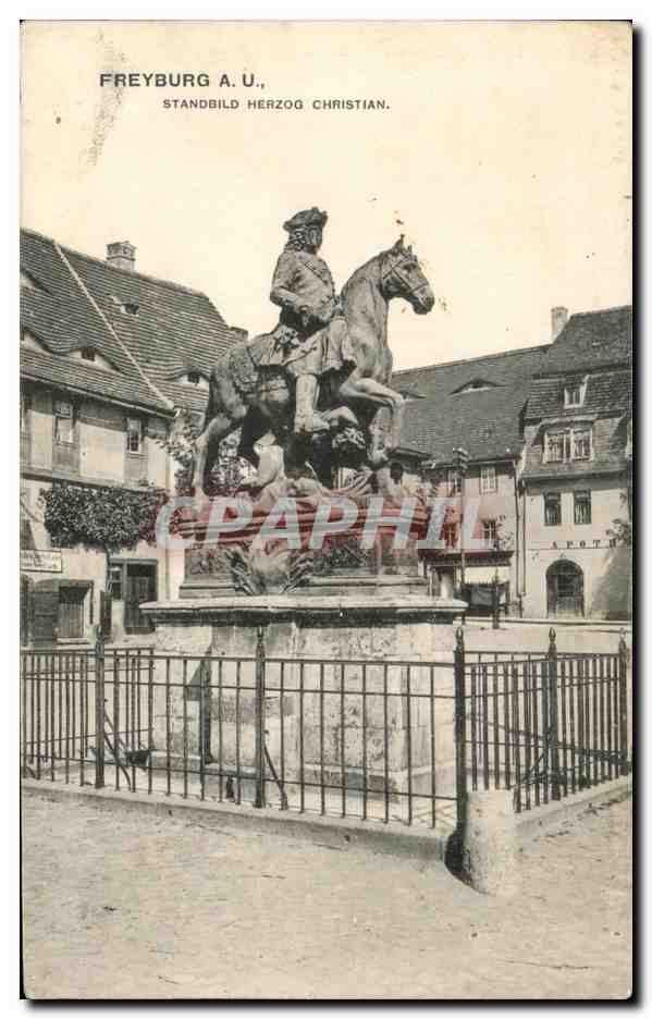 CPA Fregburg Standbild Herzog Christian