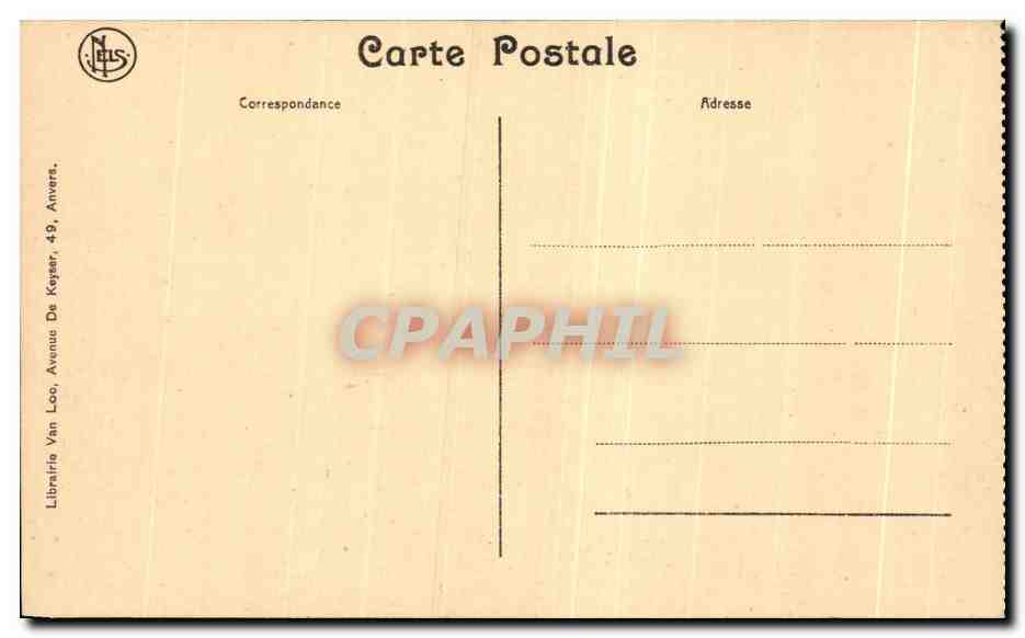 CPA Anvers Le Bateau Princesse Charlotte faisant la traversee de la bTete de Flandre The Boat Princess Charlotte  — Back