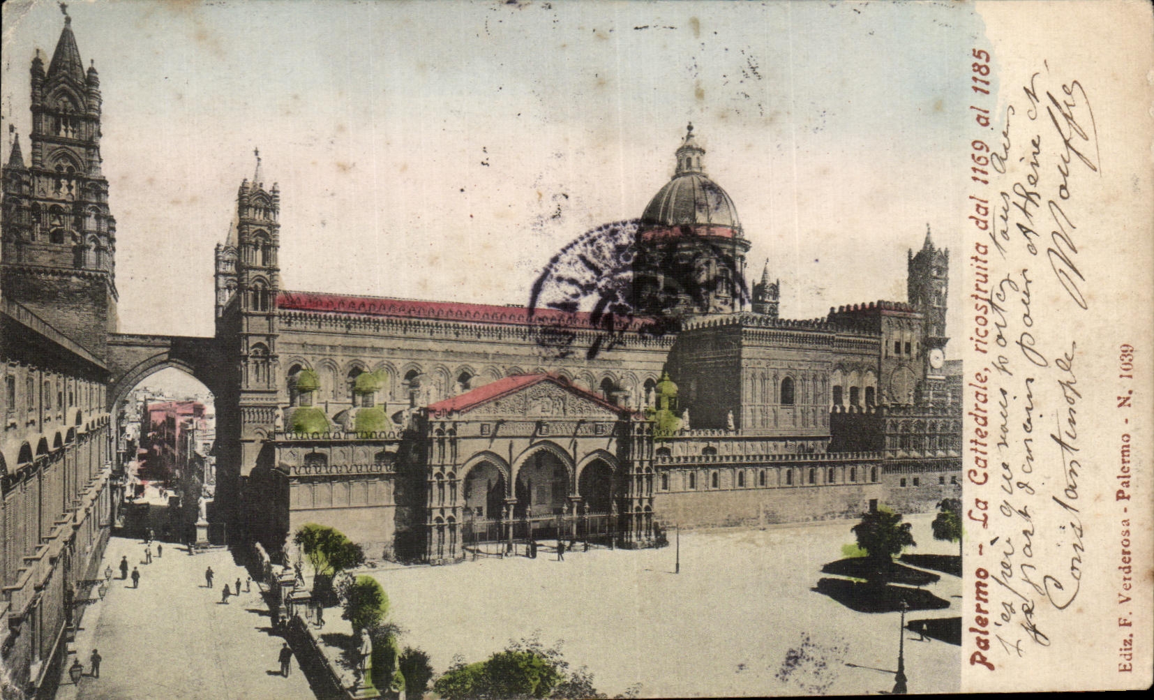 CPA Palermo La Cattedrale ricostruita dal 1169 al 1185