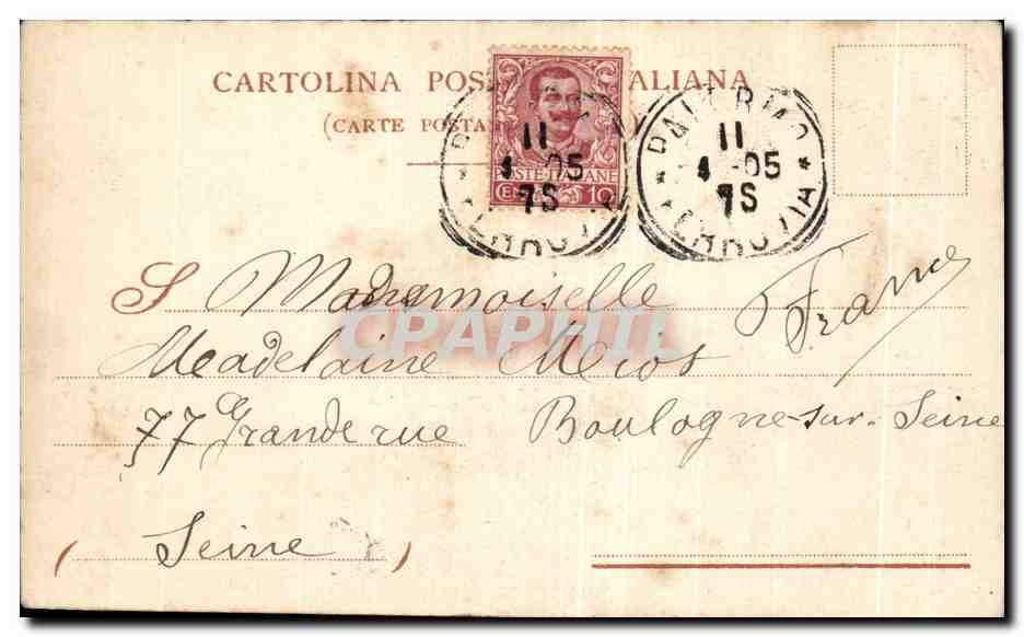 CPA Palermo La Cattedrale ricostruita dal 1169 al 1185 — Back