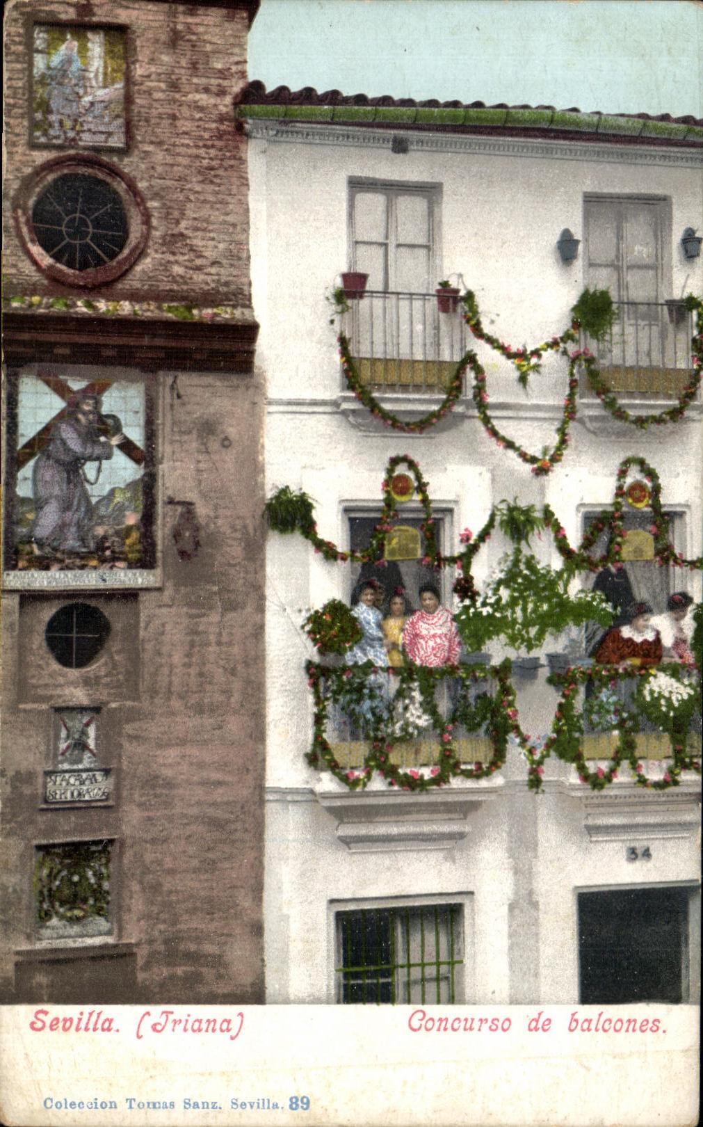 CPA Sevilla (Triana) Concurso de balcones