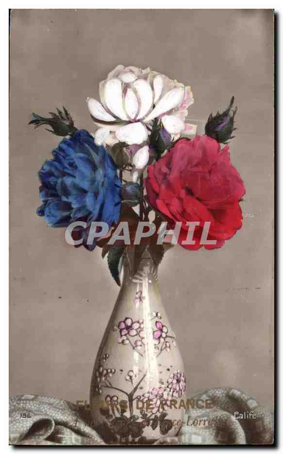 CPA Fantaisie Fleurs Fleurs De France Lorre