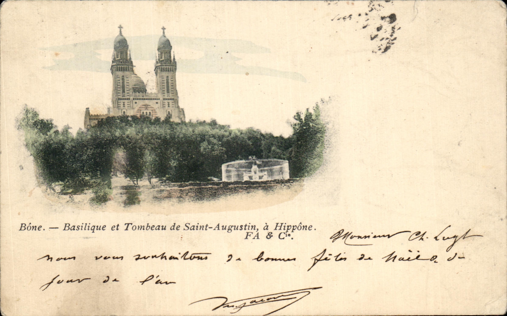 CPA Bone Basilique et Tombeau de Saint Augustin a Hippone