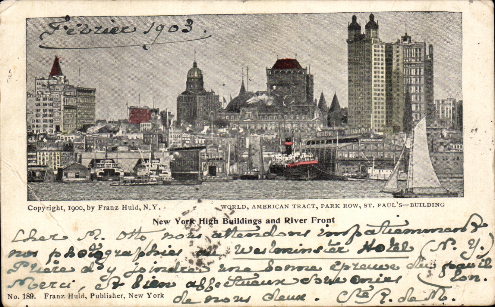 CPA World American Tract Park Row St Paul s Buliding New York High Bulidings and River Front 