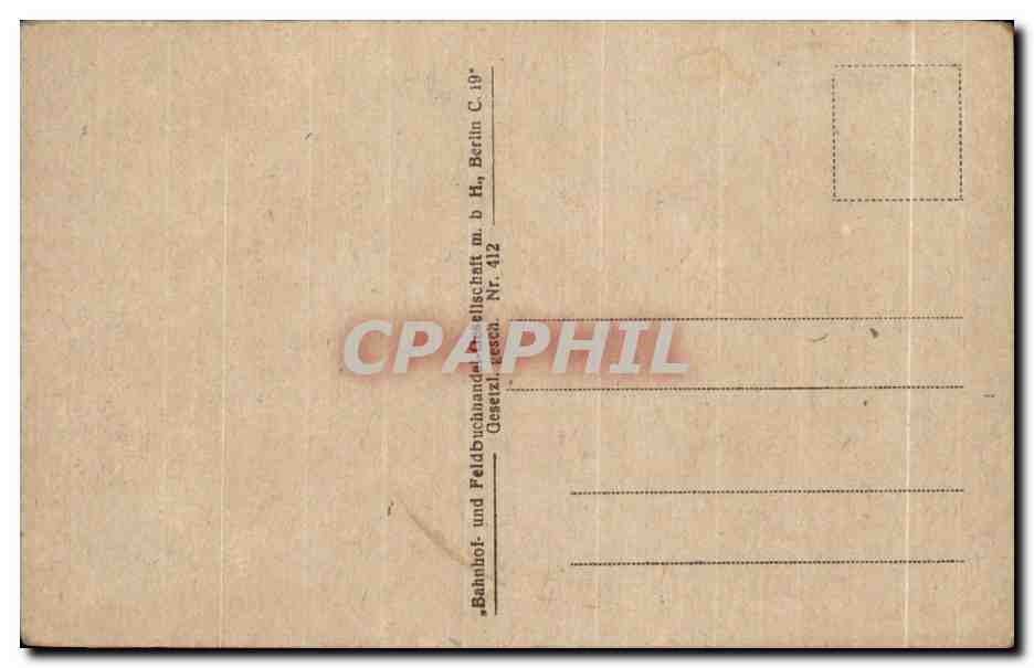 CPA Galatz Konigsplatz Roumanie Rumania  — Rückseite