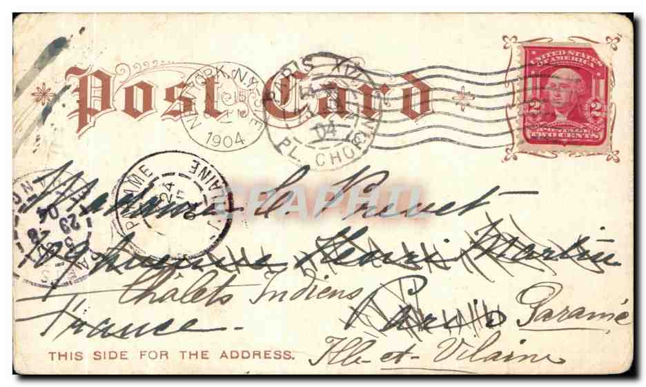 CPA Arthur Livingston Broadway New York  — Rückseite