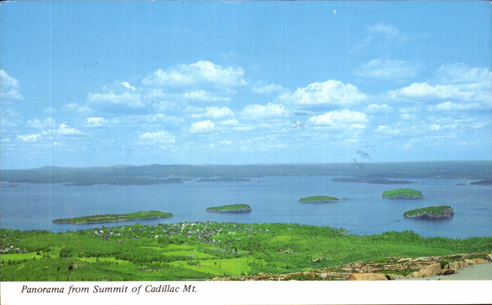 CPA Panorama from Summit of Cadillac Mt Maine