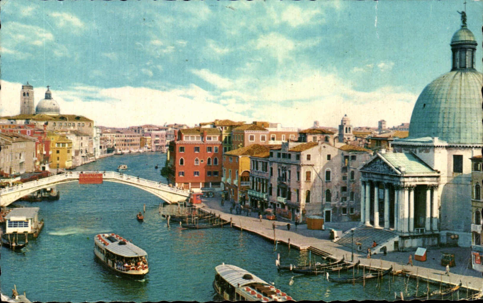 CPA Venezia Ponte degli Scalzi The Bridge of the Scalzi