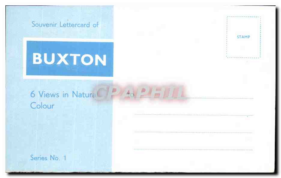 CPA Buxton — Rückseite
