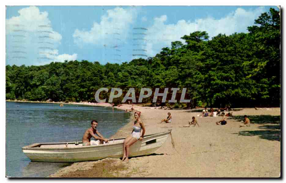 CPA View of Nickerson State Park in Brewster Route Cape Cod Mass