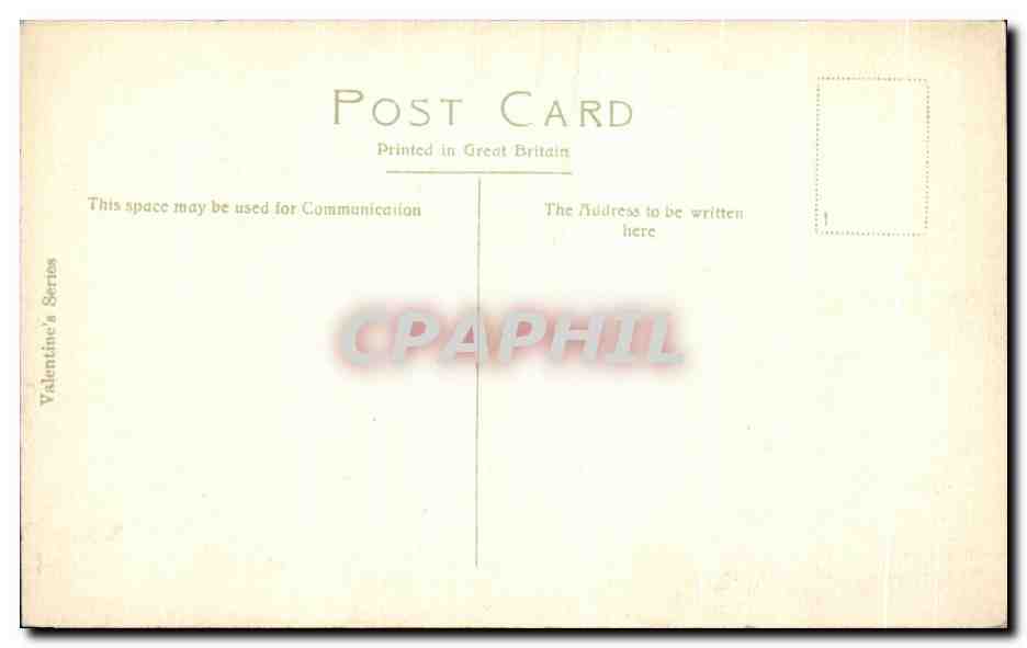 CPA Charing cross and Strand London — Rückseite