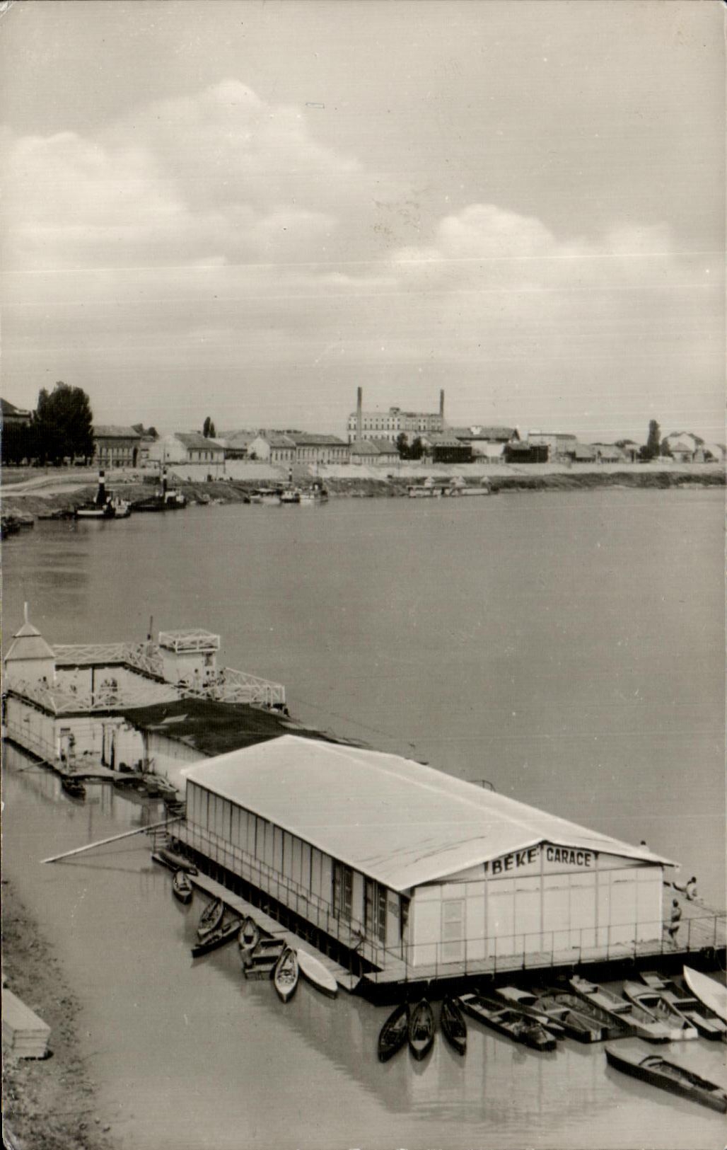 CPSM Szeged Tisza Part Bke Garage