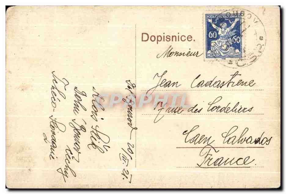 CPA Humprecht Pologne Polska Poland — Back