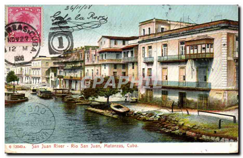 CPA San Juan River Rio San Juan Matanzas Cuba