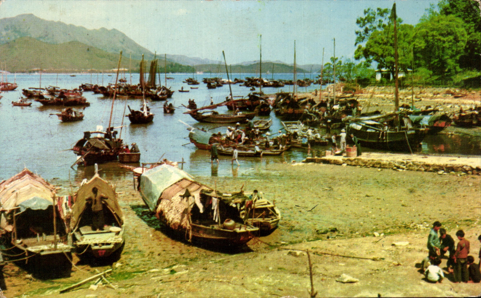 CPA Fishing boats in the Sha Tin area New Territories Hong kong chine china
