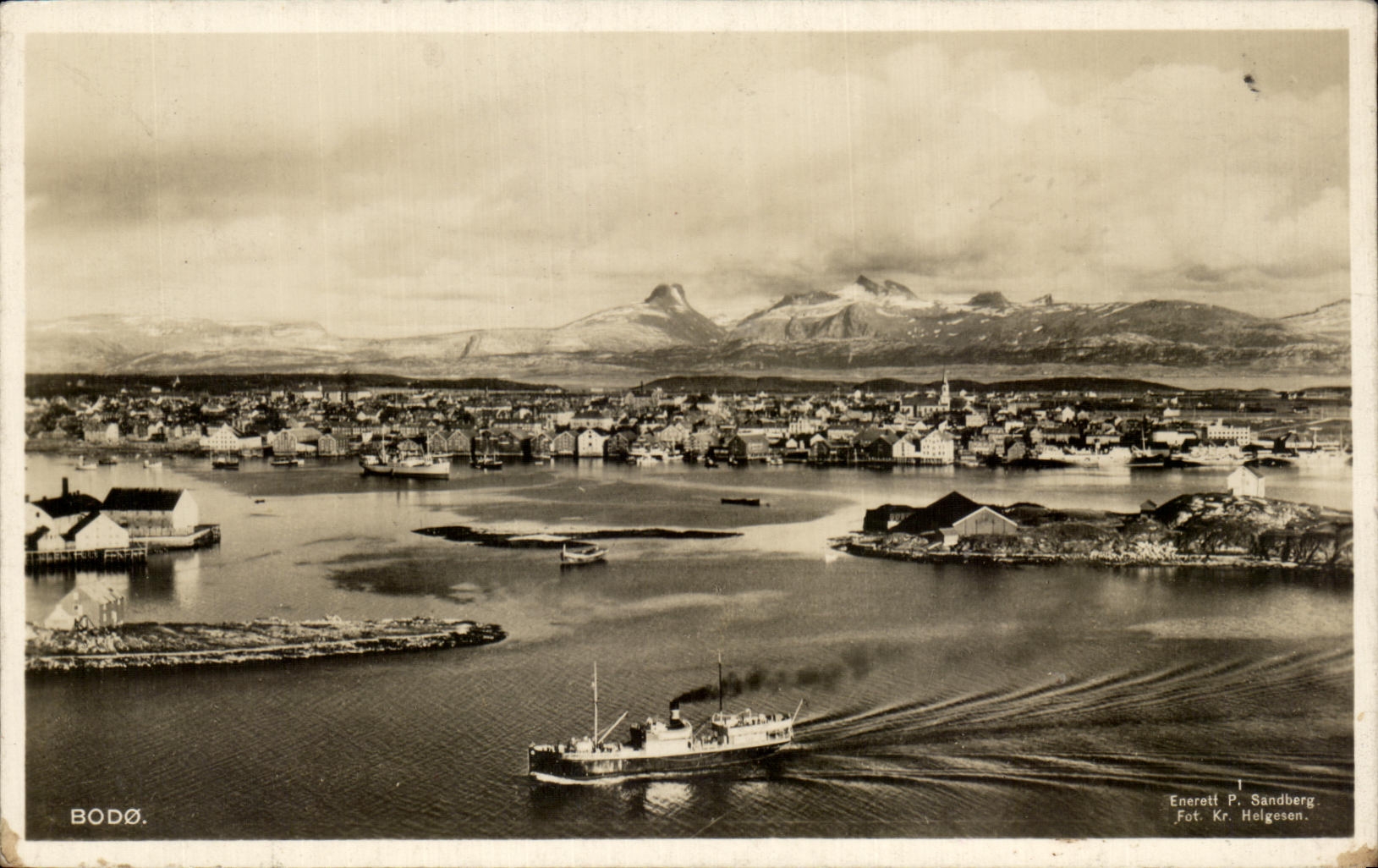 CPA Bodo Norvege Norway