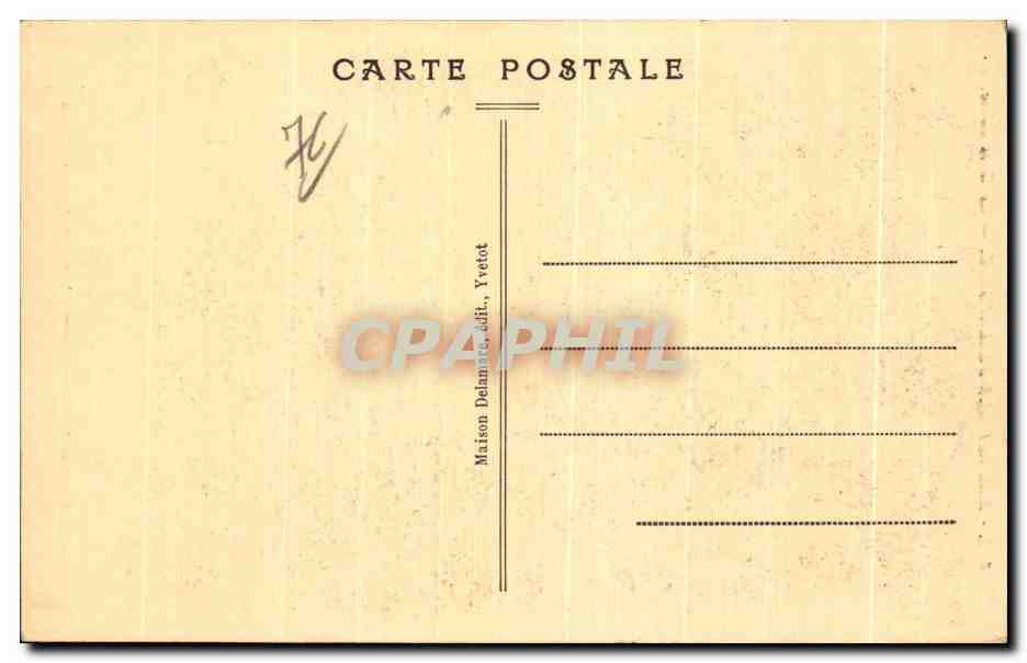 CPA Allouville Bellefosse Le Gros chene Age d environ 1000 ans  — Rückseite