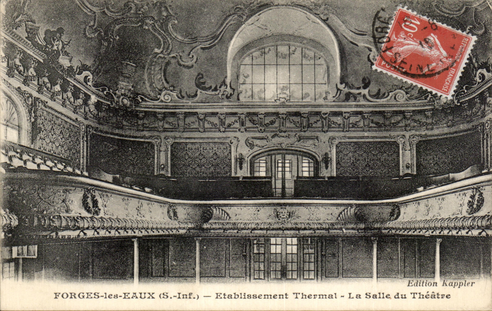 CPA Forges les Eaux Etablissement Thermal La Salle du Theatre