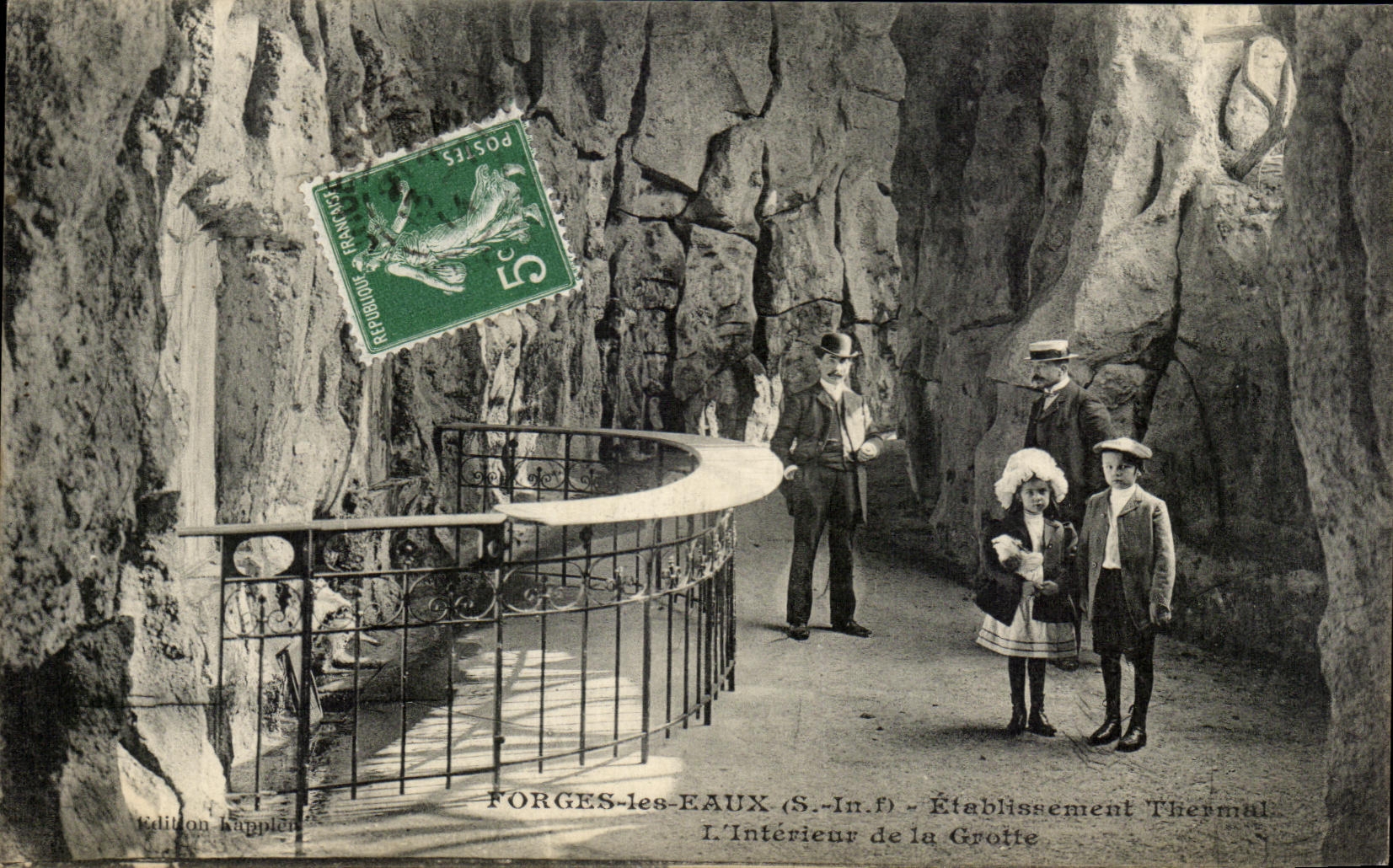 CPA Forges les Eaux Etablissement Thermal L interienv de la Grotte