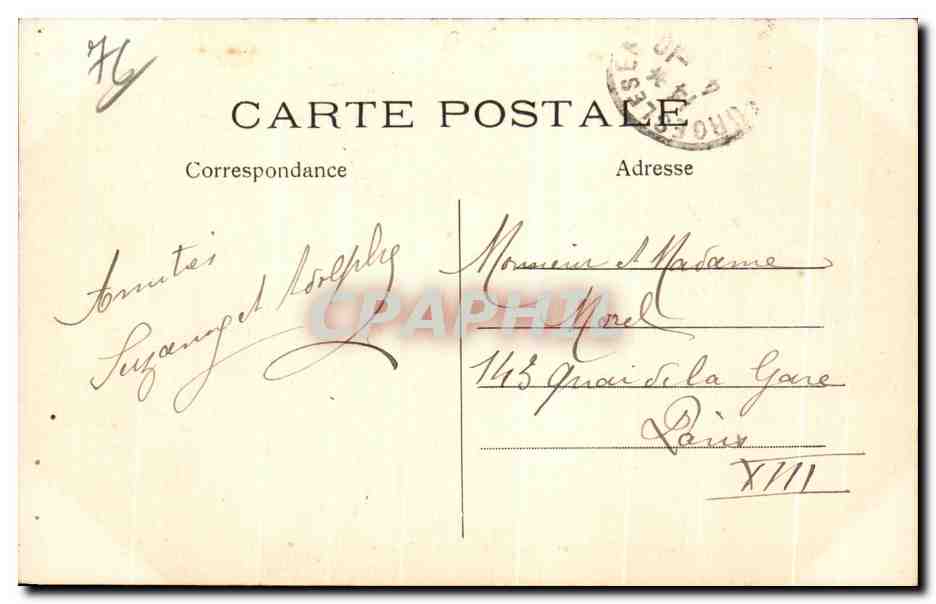 CPA Forges les Eaux Station Thermale Sous bois dans le Parc — Rückseite
