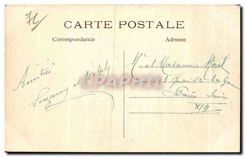 CPA Forges les Eaux Etablissement Thermal Bords du Lac — Rückseite