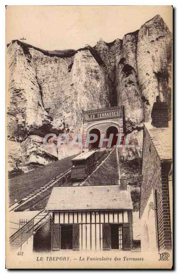 CPA Le Treport Le Funiculaire des Terrasses