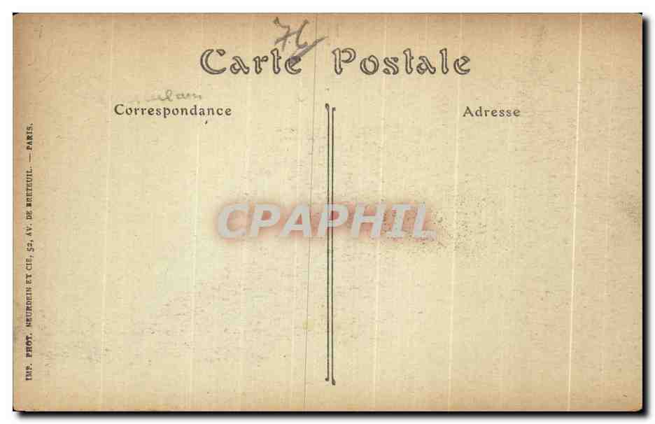 CPA Le Treport Le Funiculaire des Terrasses — Rückseite